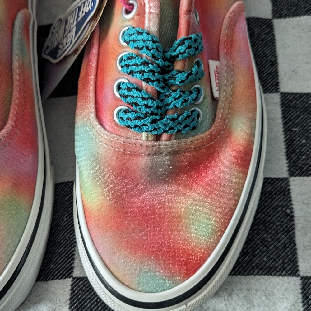Vans Authentic 44 D Multicolor Felt Women 10.5 Irene Is Good Release 10/28/2022 - Picture 6 of 11
